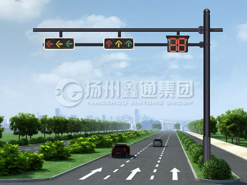 XHDG-061，F(xiàn)型信號(hào)燈桿，晉中信號(hào)燈桿